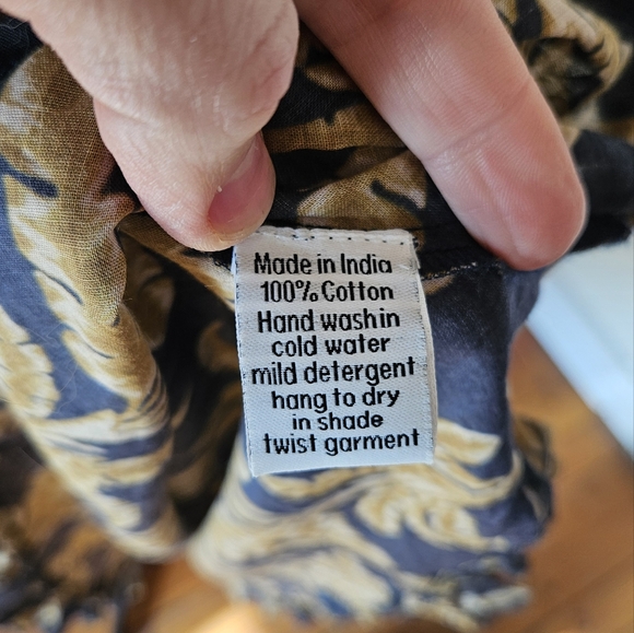 Oneseason Australia Indi Palma cotton voile bell sleeve maxi dress - Picture 8 of 10